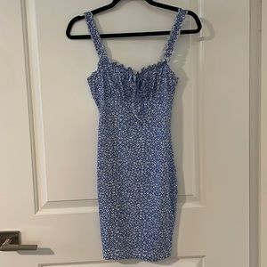 Shein ruffle bodycon dress